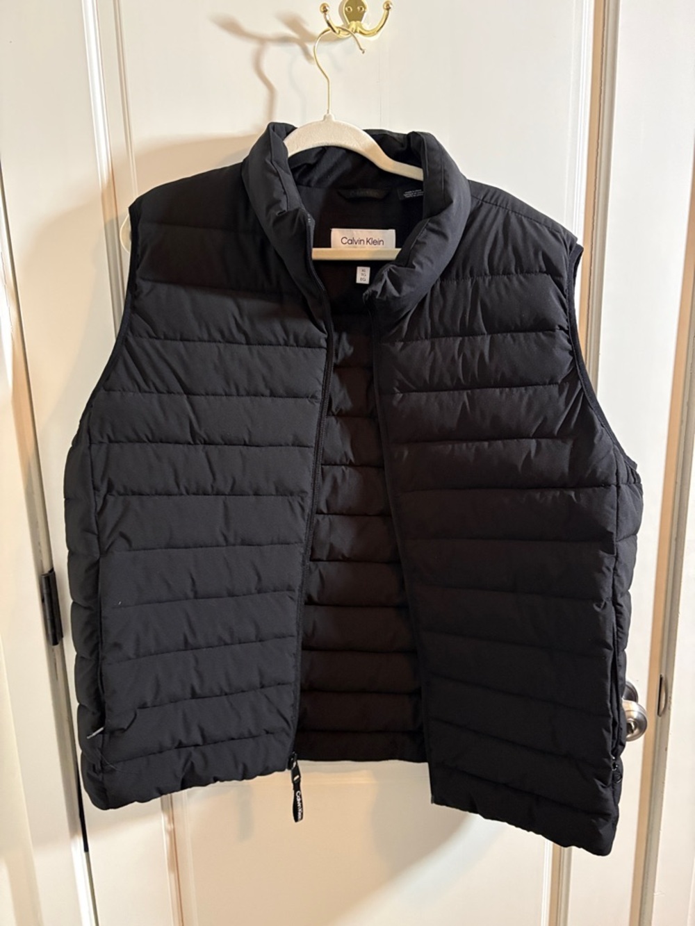 Calvin Klein Black Sleeveless Puffer Vest